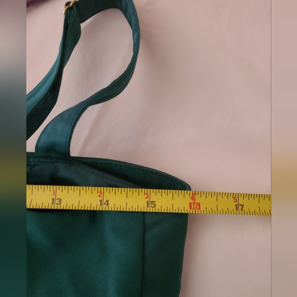 Lilly Pulitzer Kavia Bow Front Straight Leg Jumpsuit Hosta Green Size 2 - Picture 12 of 14